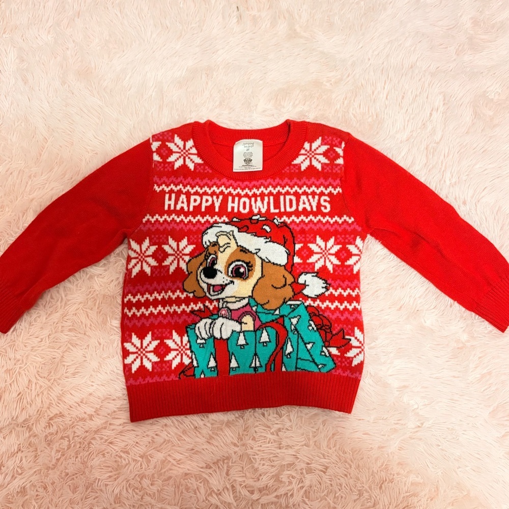Jumping Beans Paw Patrol Holiday Sweater